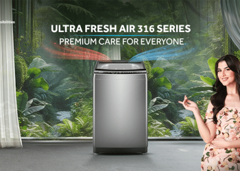 Introducing Haier’s Ultra Fresh Air Series Pakistan’s Biggest Top Load Washing Machine